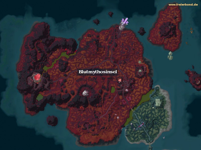 Blutmythosinsel (Bloodmyst Isle) Zone WoW World of Warcraft 