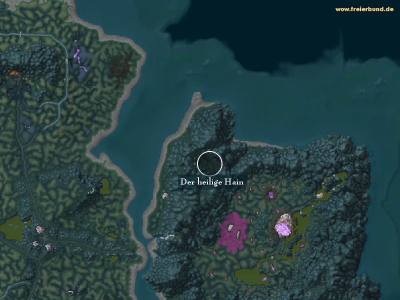 Der heilige Hain (The Sacred Grove) Landmark WoW World of Warcraft 