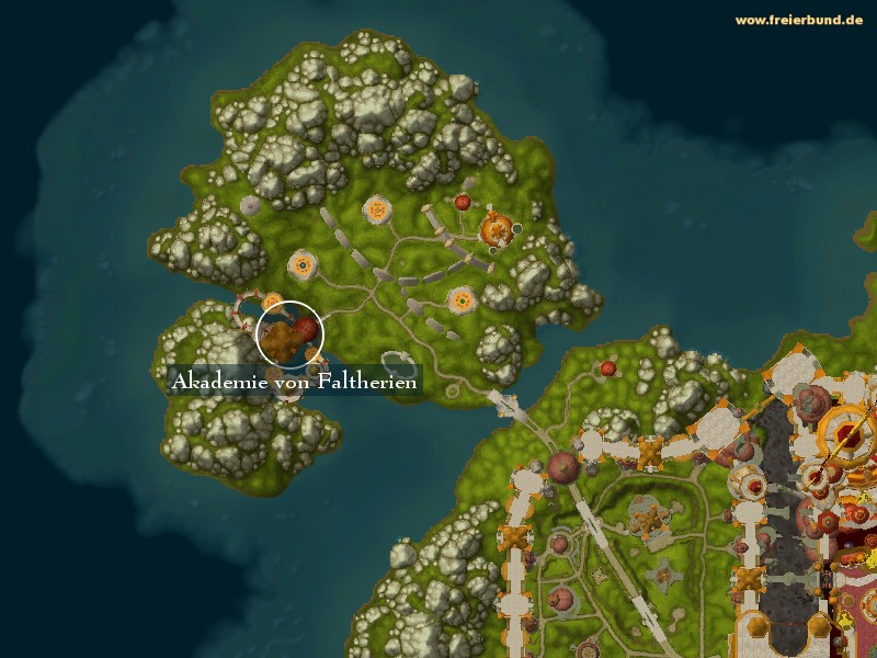 Akademie von Faltherien (Falthrien Academy) Landmark WoW World of Warcraft 