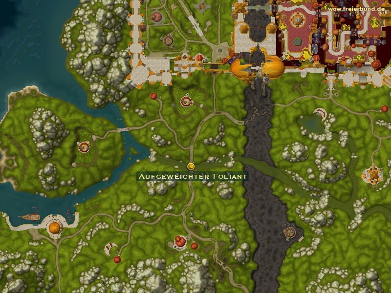 Aufgeweichter Foliant (Soaked Pages) Quest-Gegenstand WoW World of Warcraft 
