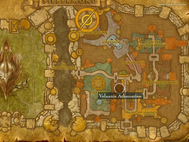 Velaanis Arkanarien (Verlaani's Arcane Goods) Landmark WoW World of Warcraft 