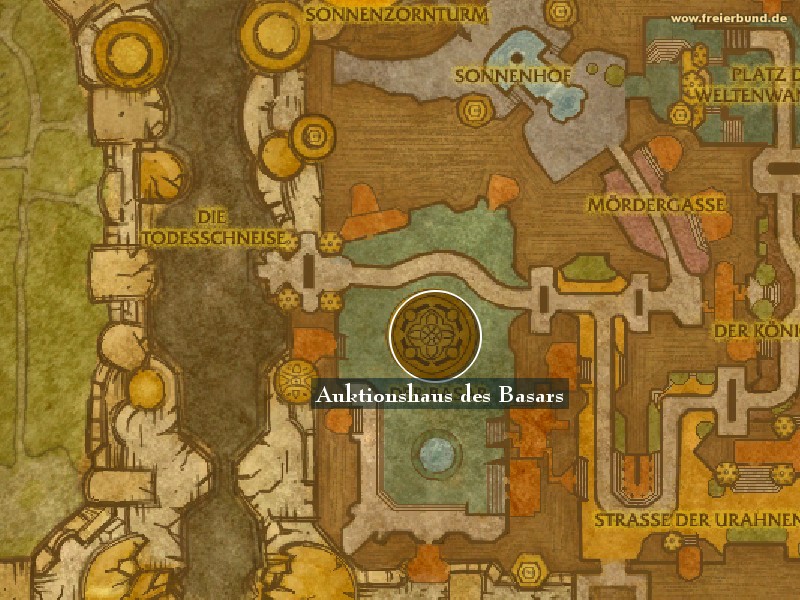 Auktionshaus des Basars (Auction House of the Bazaar) Landmark WoW World of Warcraft 