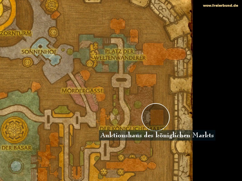 Auktionshaus des königlichen Markts (Royal Market Auction House) Landmark WoW World of Warcraft 