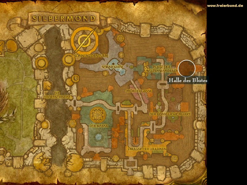 Halle des Blutes (The Hall of Blood) Landmark WoW World of Warcraft 