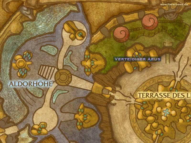 Verteidiger Aeus (Vindicator Aeus) Quest NSC WoW World of Warcraft 