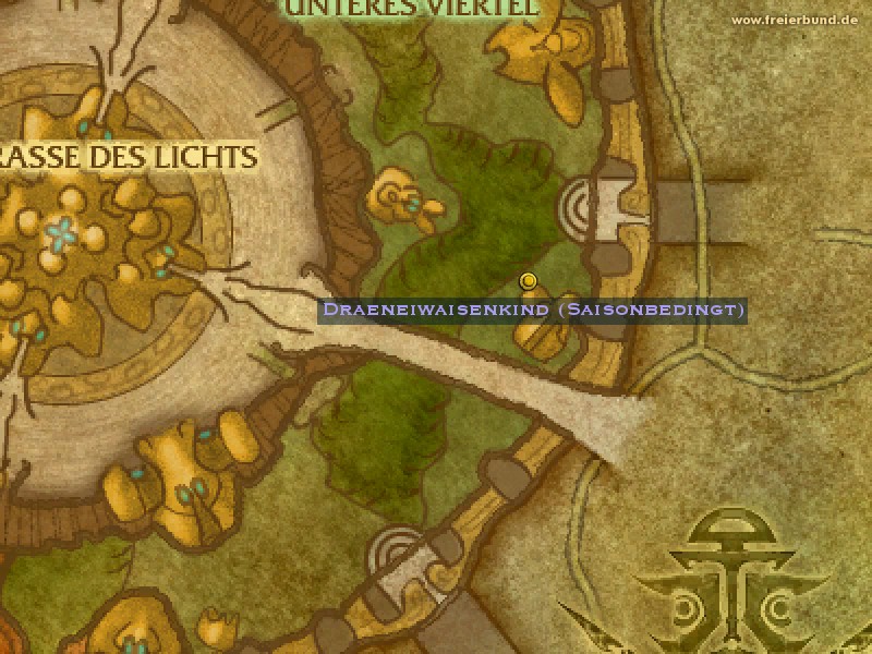 Draeneiwaisenkind (Saisonbedingt) (Draenei Orphan) Quest NSC WoW World of Warcraft 