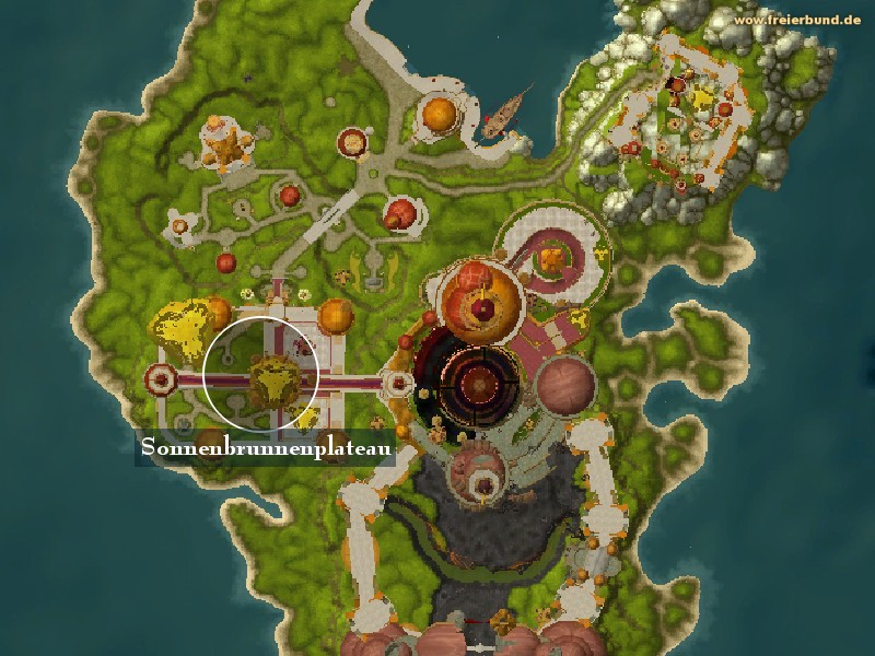 Sonnenbrunnenplateau (Sunwell Plateau) Landmark WoW World of Warcraft 