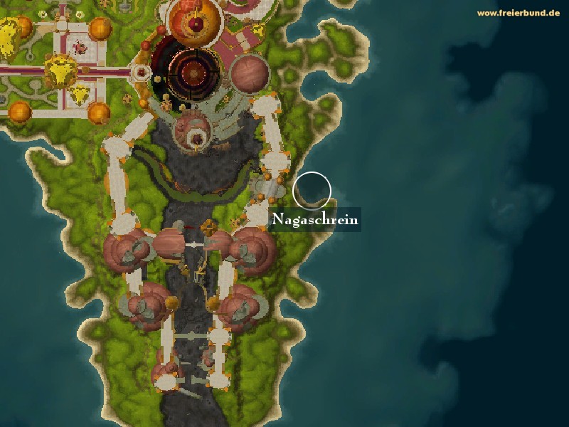 Nagaschrein (Naga Shrine) Landmark WoW World of Warcraft 