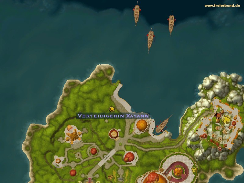 Verteidigerin Xayann (Vindicator Xayann) Quest NSC WoW World of Warcraft 