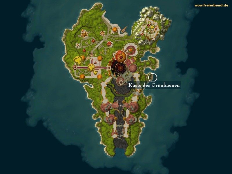 Küste der Grünkiemen (Greengill Coast) Landmark WoW World of Warcraft 