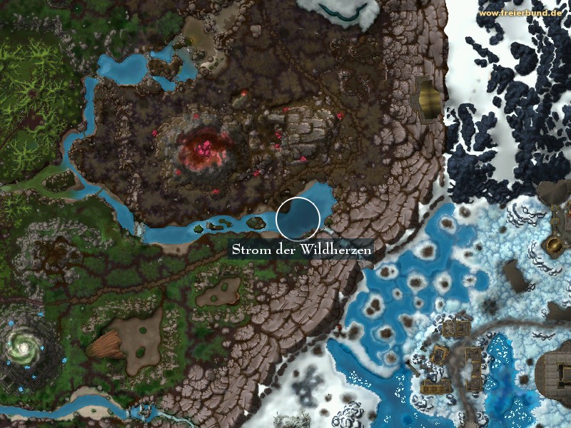 Strom der Wildherzen (Frenzyheart River) Landmark WoW World of Warcraft 