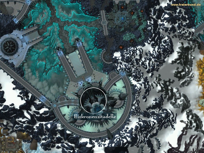 Eiskronenzitadelle (Icecrown Citadel) Landmark WoW World of Warcraft 