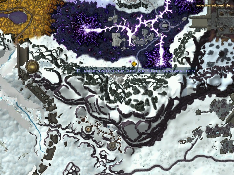 Flammenwächter des Kristallsangwaldes (Crystalsong Forest Flame Warden) Quest NSC WoW World of Warcraft 