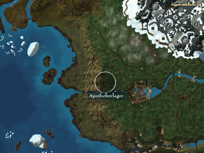 Apothekerlager (Apothecary Camp) Landmark WoW World of Warcraft 