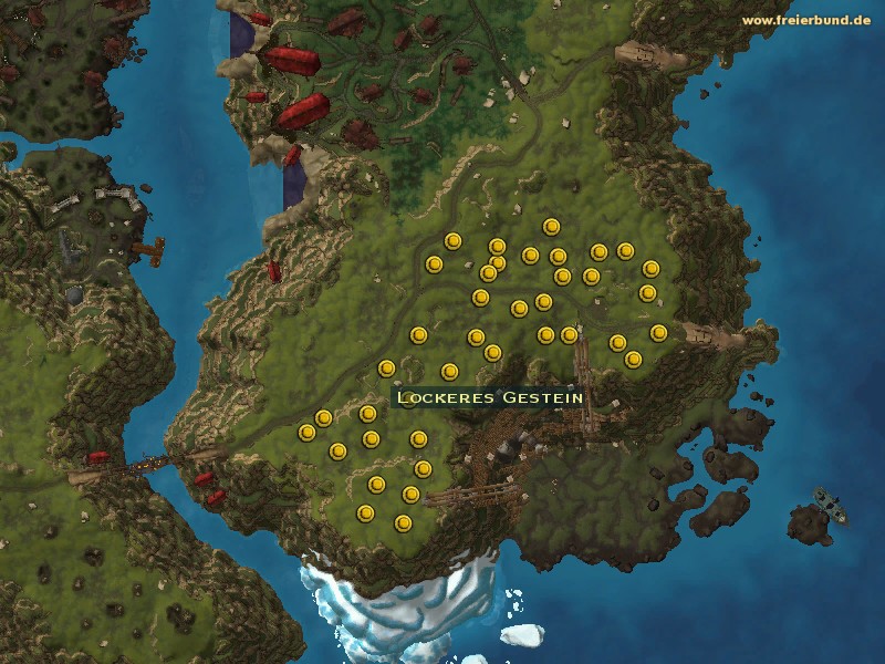 Lockeres Gestein (Loose Rock) Quest-Gegenstand WoW World of Warcraft 