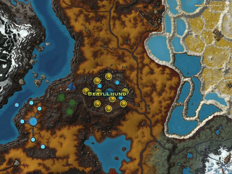 Beryllhund (Beryl Hound) Monster WoW World of Warcraft 