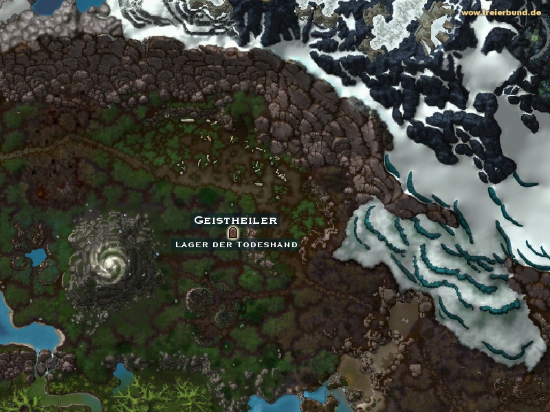 Geistheiler (Spirit Healer) Ort / POI WoW World of Warcraft 