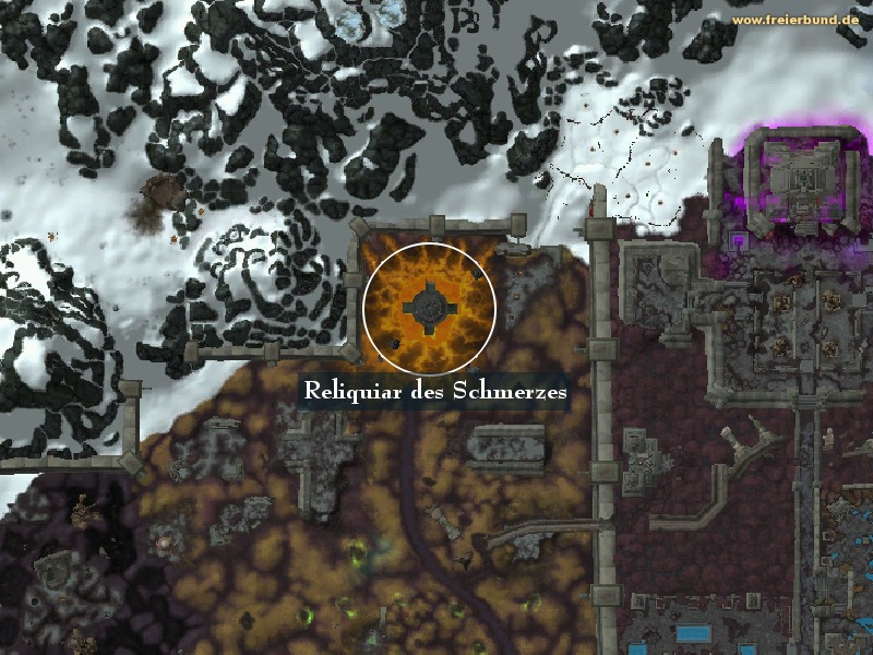 Reliquiar des Schmerzes (Reliquary of Pain) Landmark WoW World of Warcraft 