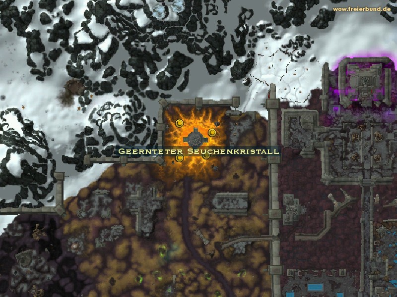 Geernteter Seuchenkristall (Harvested Blight Crystal) Quest-Gegenstand WoW World of Warcraft 