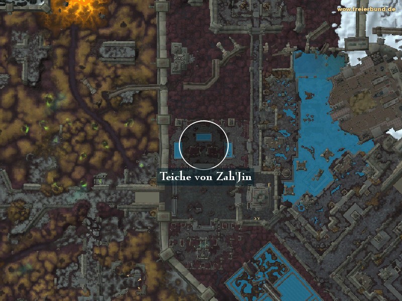 Teiche von Zah'Jin (Pools of Zah'Jin) Landmark WoW World of Warcraft 