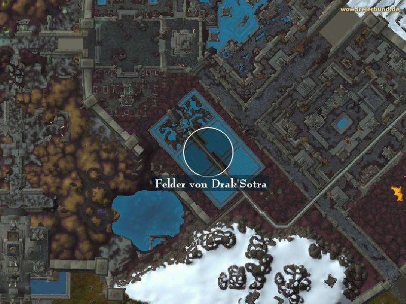 Felder von Drak'Sotra (Drak'Sotra Fields) Landmark WoW World of Warcraft 