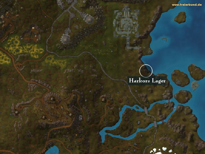 Harkors Lager (Harkor's Camp) Landmark WoW World of Warcraft 