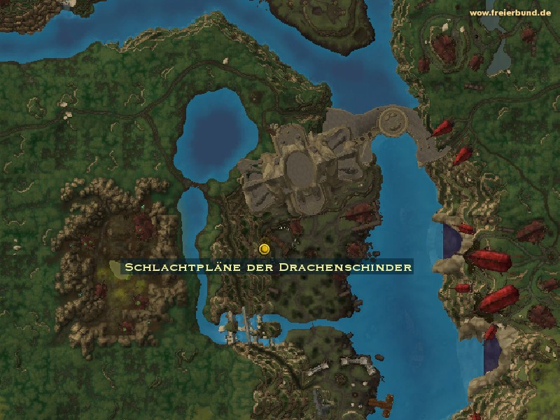 Schlachtpläne der Drachenschinder (Dragonflayer Battle Plans) Quest-Gegenstand WoW World of Warcraft 