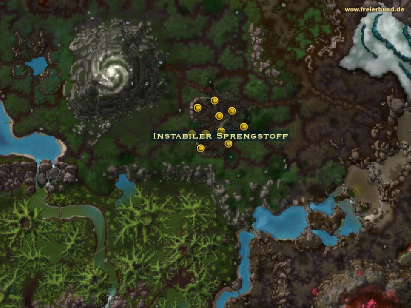 Instabiler Sprengstoff (Unstable Explosive) Quest-Gegenstand WoW World of Warcraft 