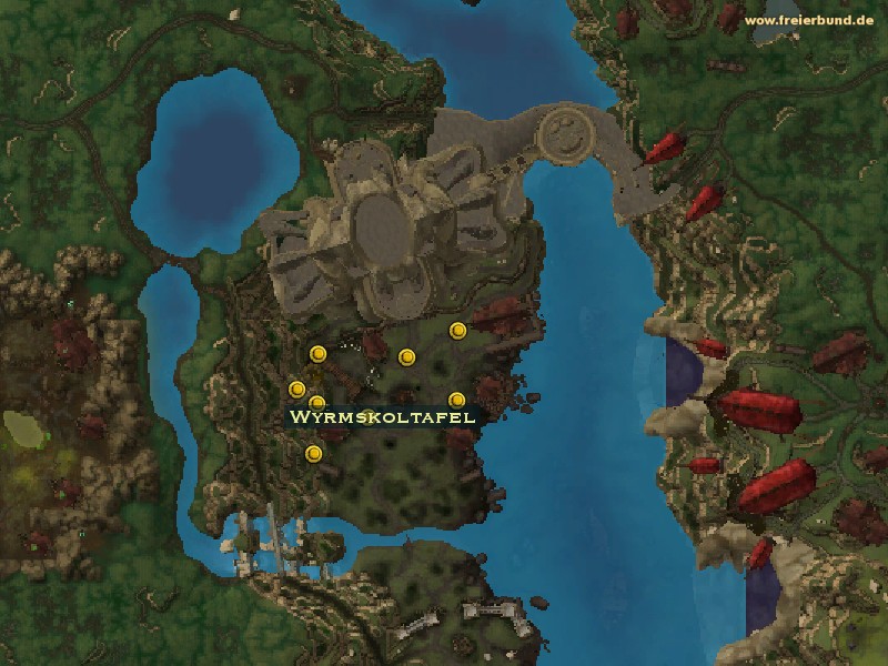 Wyrmskoltafel (Wyrmskull Tablet) Quest-Gegenstand WoW World of Warcraft 