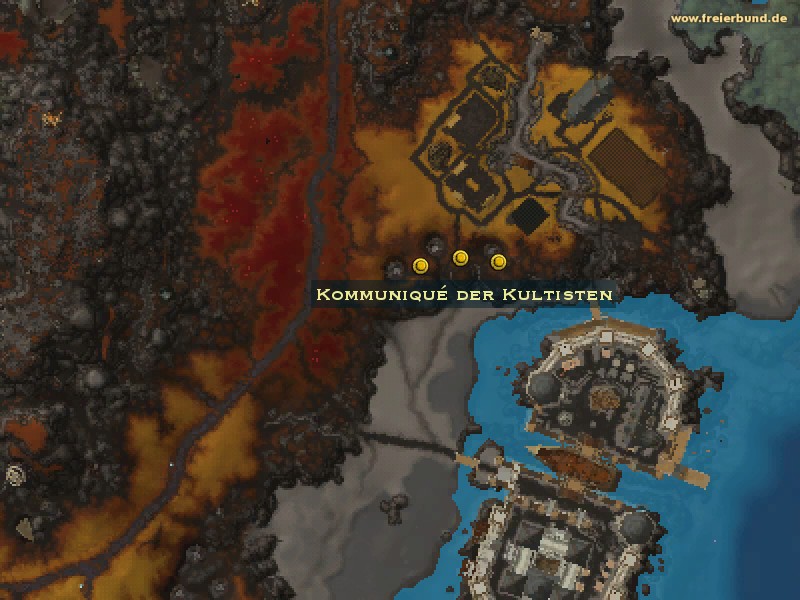 Kommuniqué der Kultisten (Cultist Communique) Quest-Gegenstand WoW World of Warcraft 