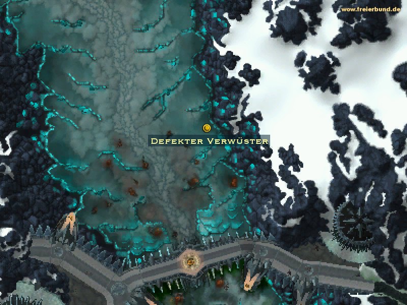 Defekter Verwüster (Wrecked Demolisher) Quest-Gegenstand WoW World of Warcraft 