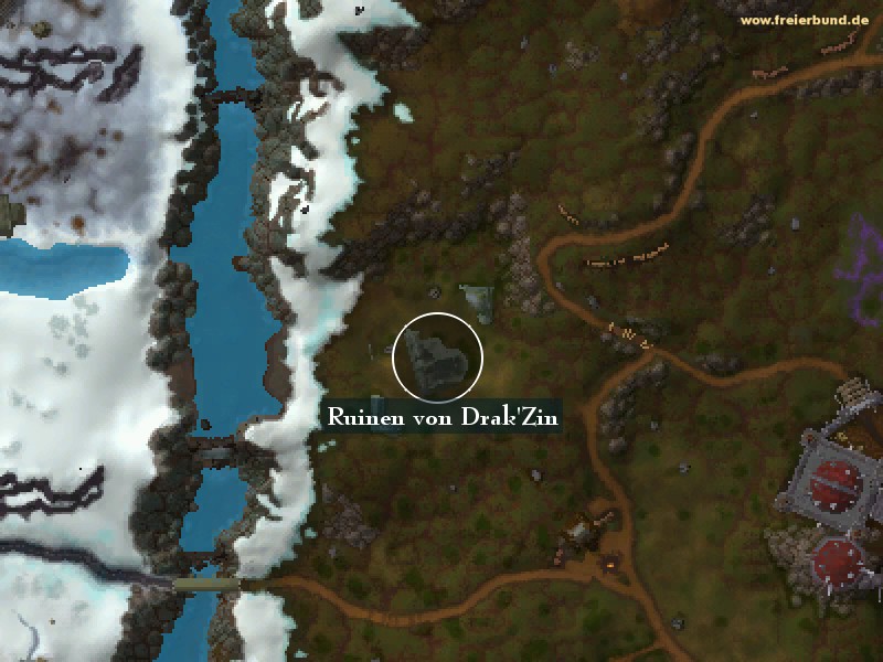 Ruinen von Drak'Zin (Ruins of Drak'Zin) Landmark WoW World of Warcraft 