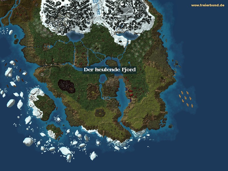 Der heulende Fjord (Howling Fjord) Zone WoW World of Warcraft 
