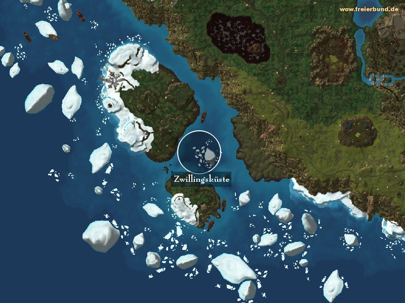 Zwillingsküste (Twin Shores) Landmark WoW World of Warcraft 