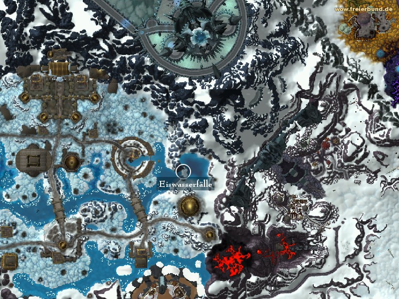 Eiswasserfälle (Glacial Falls) Landmark WoW World of Warcraft 