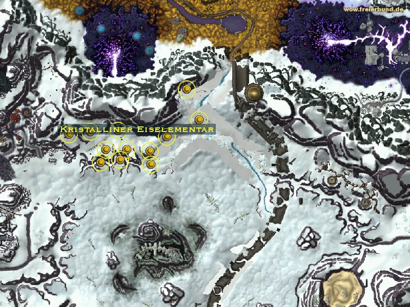 Kristalliner Eiselementar (Crystalline Ice Elemental) Monster WoW World of Warcraft 