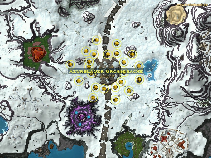 Azurblauer Großdrache (Azure Dragon) Monster WoW World of Warcraft 