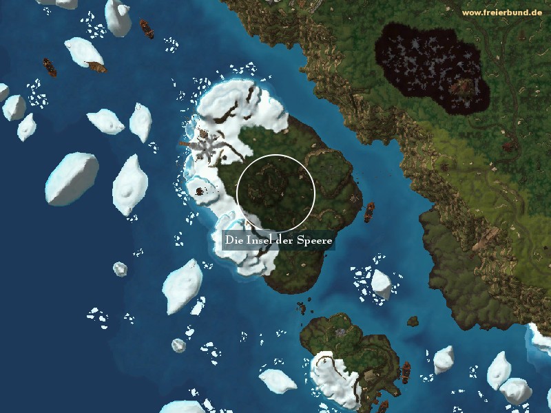 Die Insel der Speere (The Isle of Spears) Landmark WoW World of Warcraft 