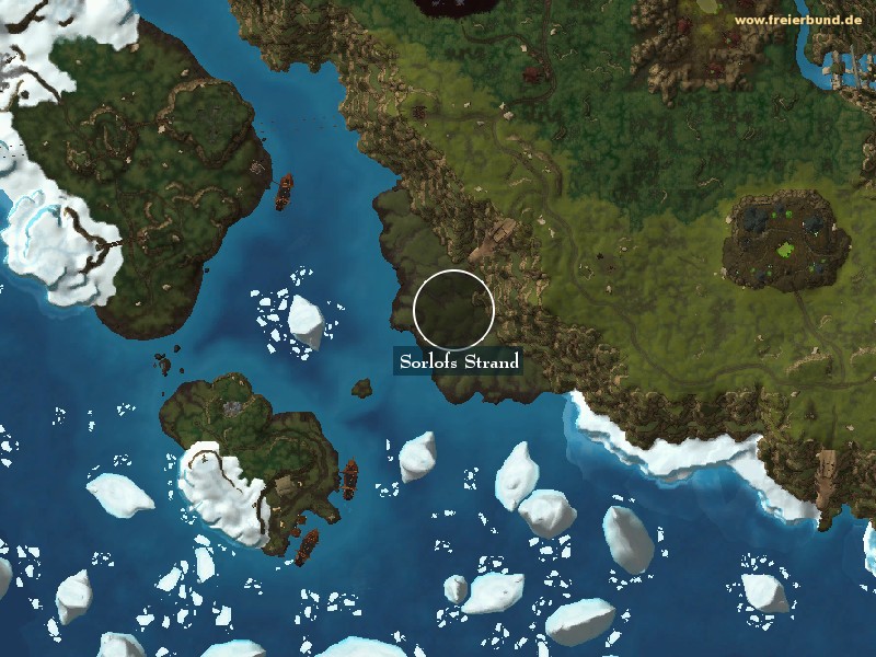 Sorlofs Strand (Sorlof's Booty) Landmark WoW World of Warcraft 