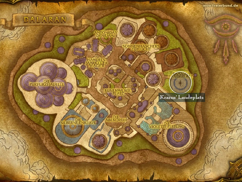 Krasus' Landeplatz (Krasus' Landing) Landmark WoW World of Warcraft 