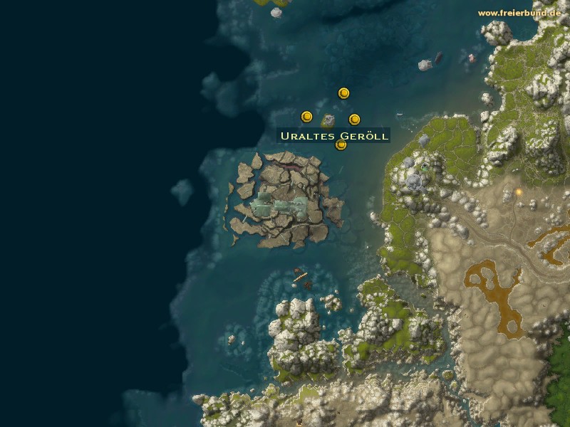 Uraltes Geröll (Ancient Rubble) Quest-Gegenstand WoW World of Warcraft 