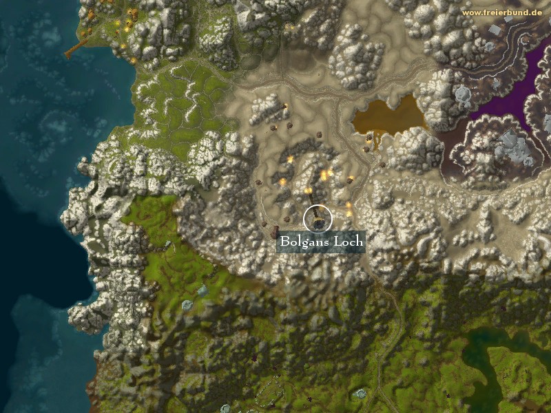 Bolgans Loch (Bolgan's Hole) Landmark WoW World of Warcraft 