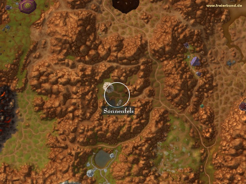 Sonnenfels (Sun Rock Retreat) Landmark WoW World of Warcraft 