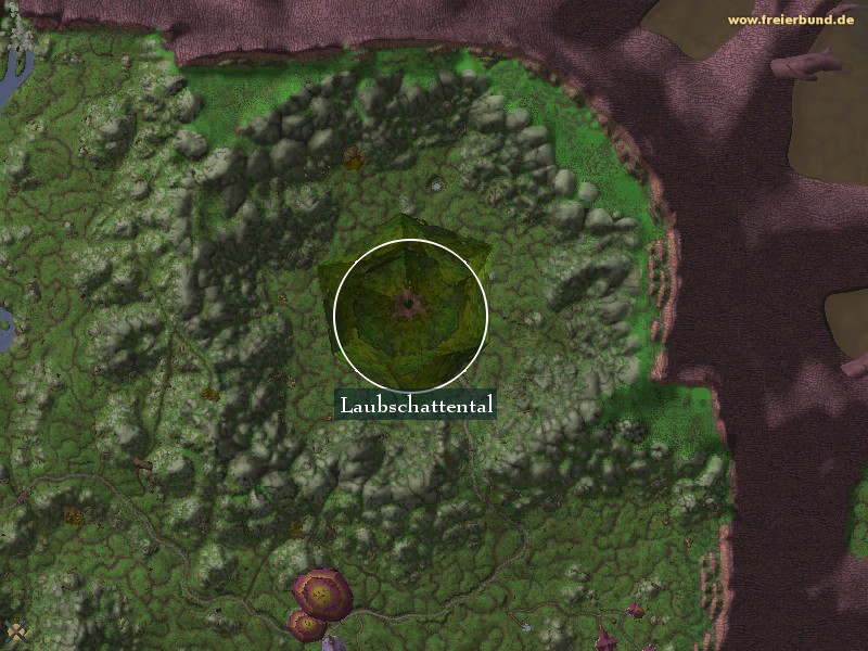 Laubschattental (Shadowglen) Landmark WoW World of Warcraft 