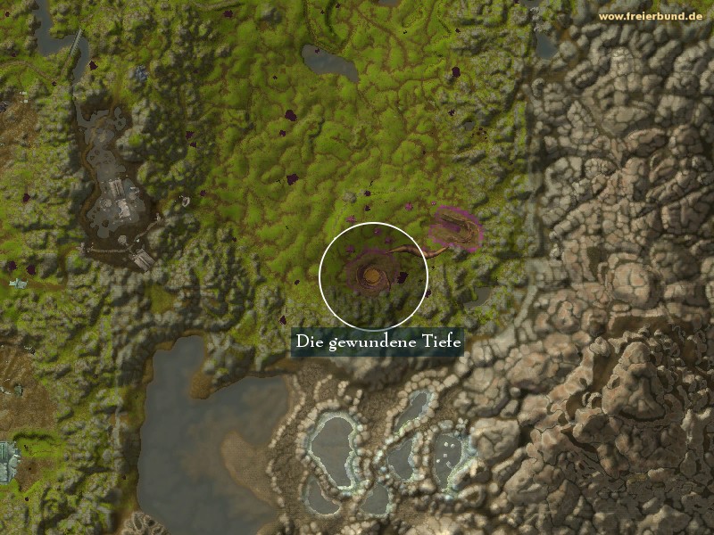 Die gewundene Tiefe (The Writhing Deep) Landmark WoW World of Warcraft 