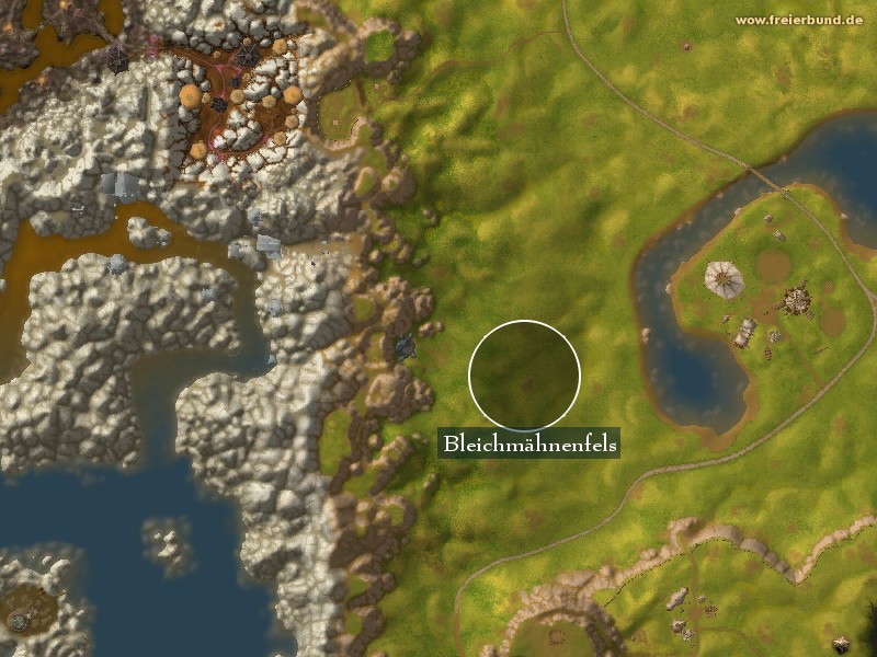 Bleichmähnenfels (Palemane Rock) Landmark WoW World of Warcraft 