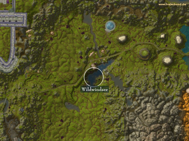 Wildwindsee (Wildwind Lake) Landmark WoW World of Warcraft 