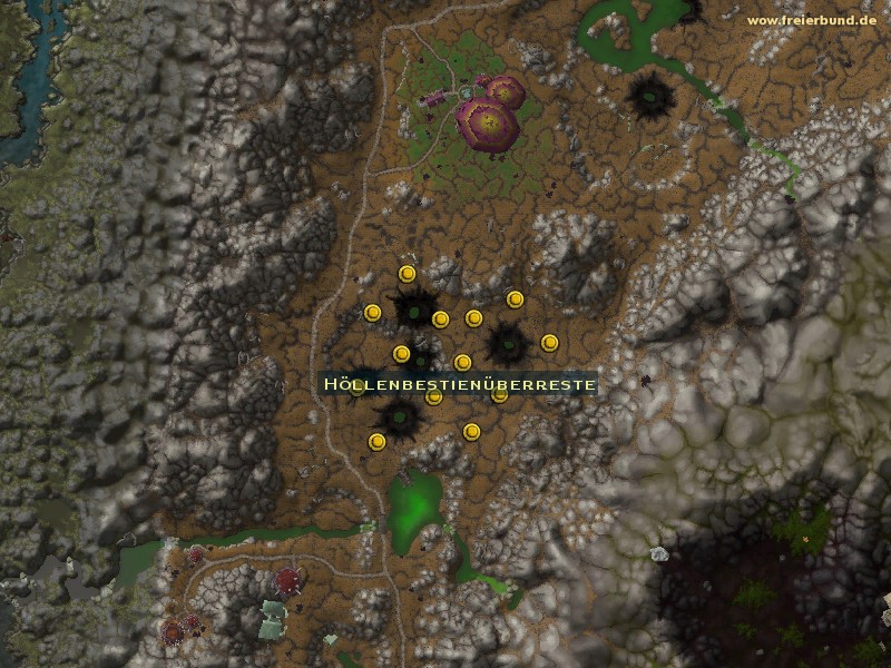 Höllenbestienüberreste (Infernal Debris) Quest-Gegenstand WoW World of Warcraft 