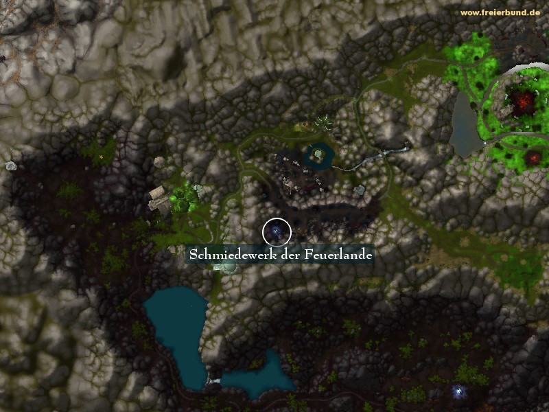 Schmiedewerk der Feuerlande (Firelands Forgeworks) Landmark WoW World of Warcraft 