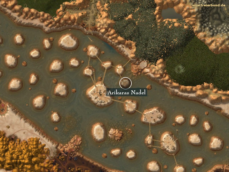 Arikaras Nadel (Arikara's Needle) Landmark WoW World of Warcraft 